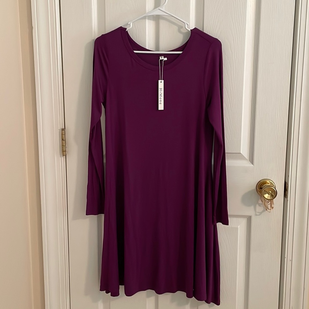 NWT Dress - Eggplant S